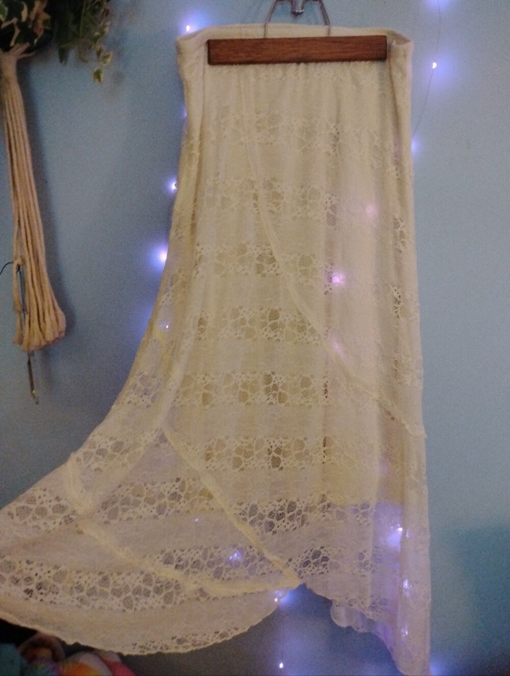 Ardene White Textured Maxi Skirt